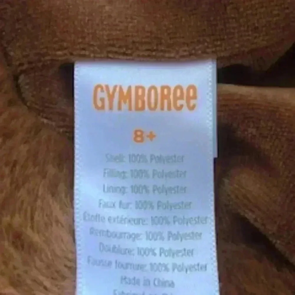 Gymboree‎ Trapper hat w/ ear flaps Brown And Blue Plaid Fur Lined Hat Cap